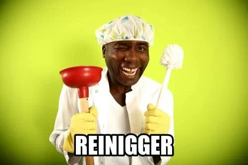 Daar is onze reinigger